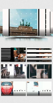 AE模板推薦 夏日條紋轉(zhuǎn)場圖文展示素材包